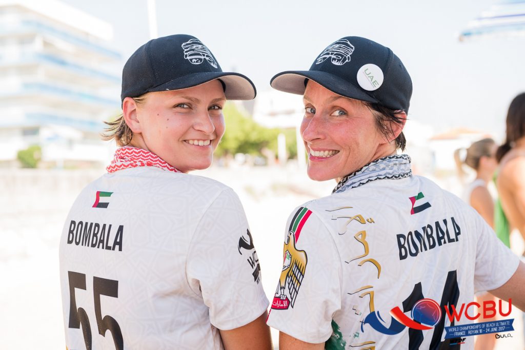 Laura and Andrea Bombala, a daughter and mother pair, both play for UAE Women. Photo by Tino Tran.
